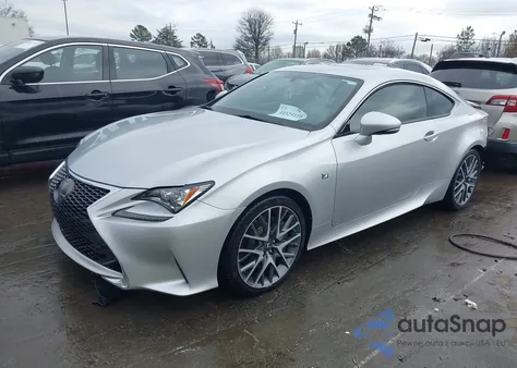 2017 Lexus Rc 200T из США, поврежденный, VIN JTHHA5BC8H5005450